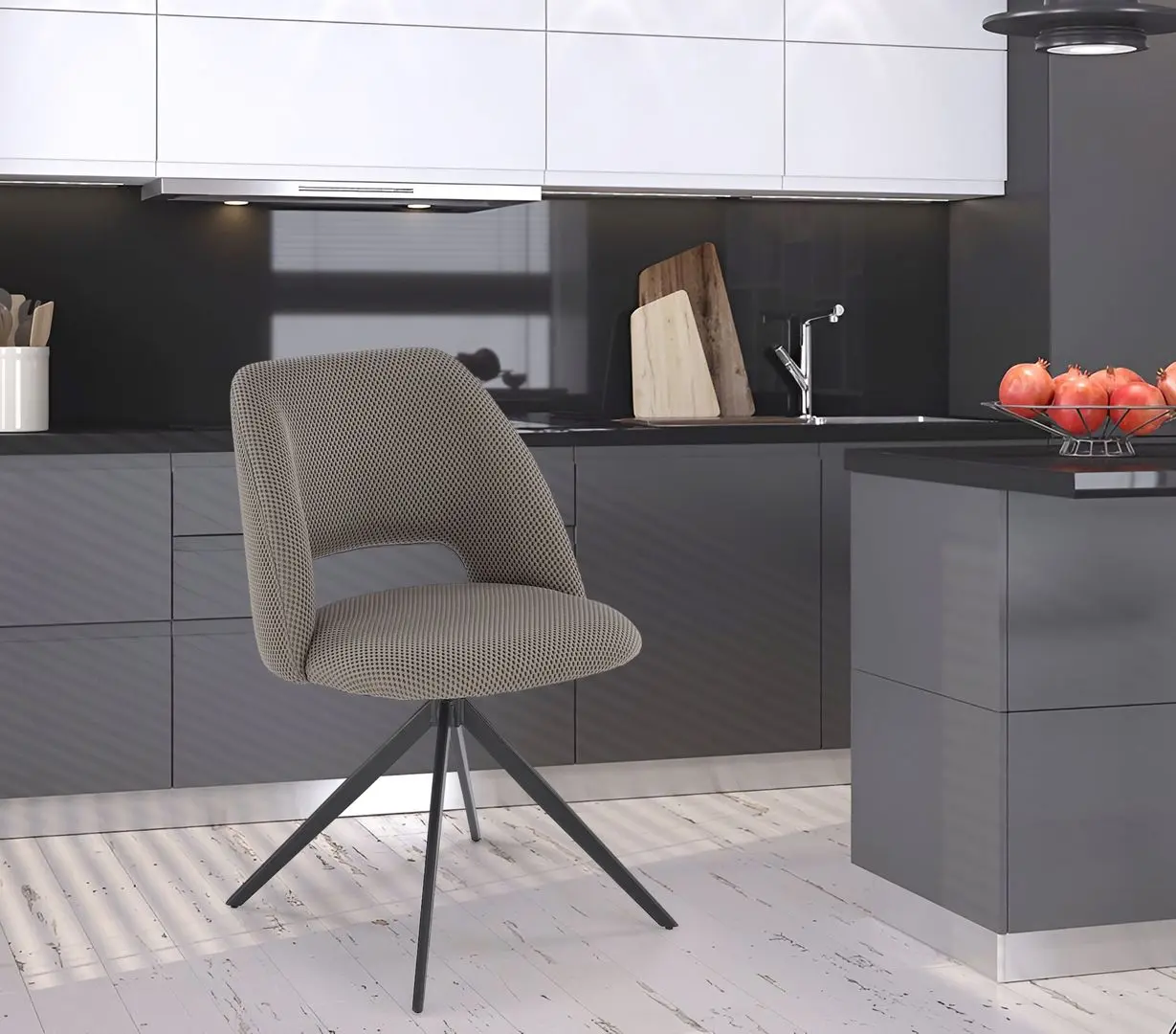 Scaun Halmar K546 (Grey/Black)