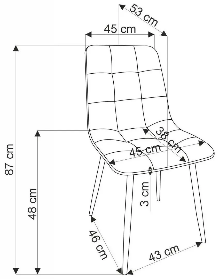 Scaun Halmar K547 (Black)