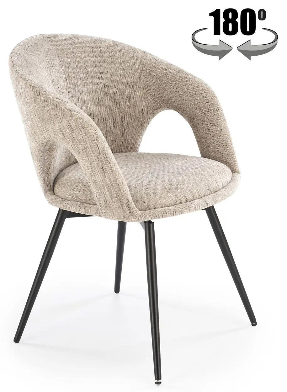 Scaun Halmar K550 (Beige/Black)