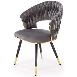 Scaun Halmar K551 (Grey/Gold) Thumb