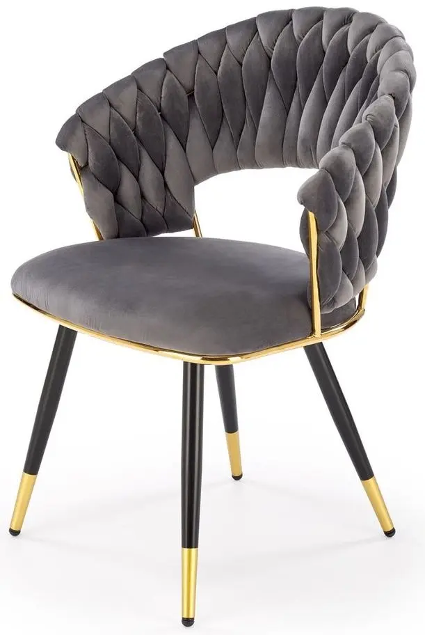 Scaun Halmar K551 (Grey/Gold)