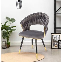 Scaun Halmar K551 (Grey/Gold)