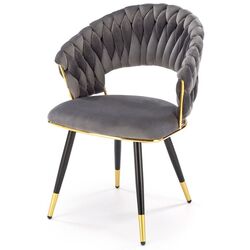 Scaun Halmar K551 (Grey/Gold) Thumb