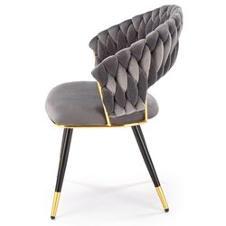 Scaun Halmar K551 (Grey/Gold) Thumb