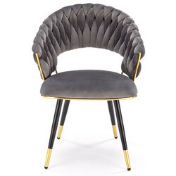 Scaun Halmar K551 (Grey/Gold) Thumb