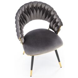 Scaun Halmar K551 (Grey/Gold) Thumb