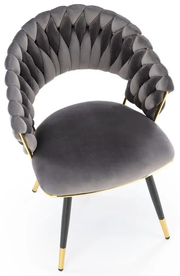 Scaun Halmar K551 (Grey/Gold)