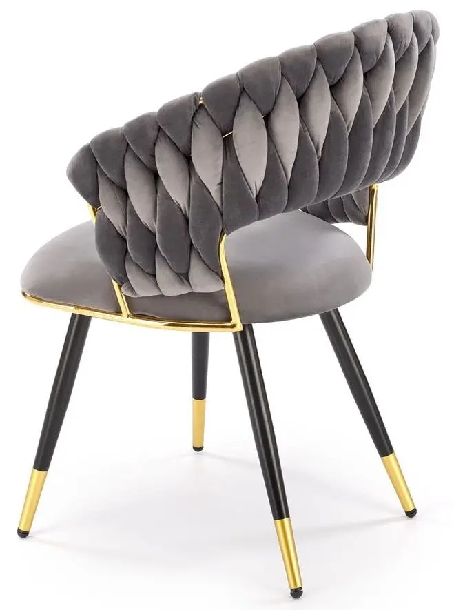 Scaun Halmar K551 (Grey/Gold)