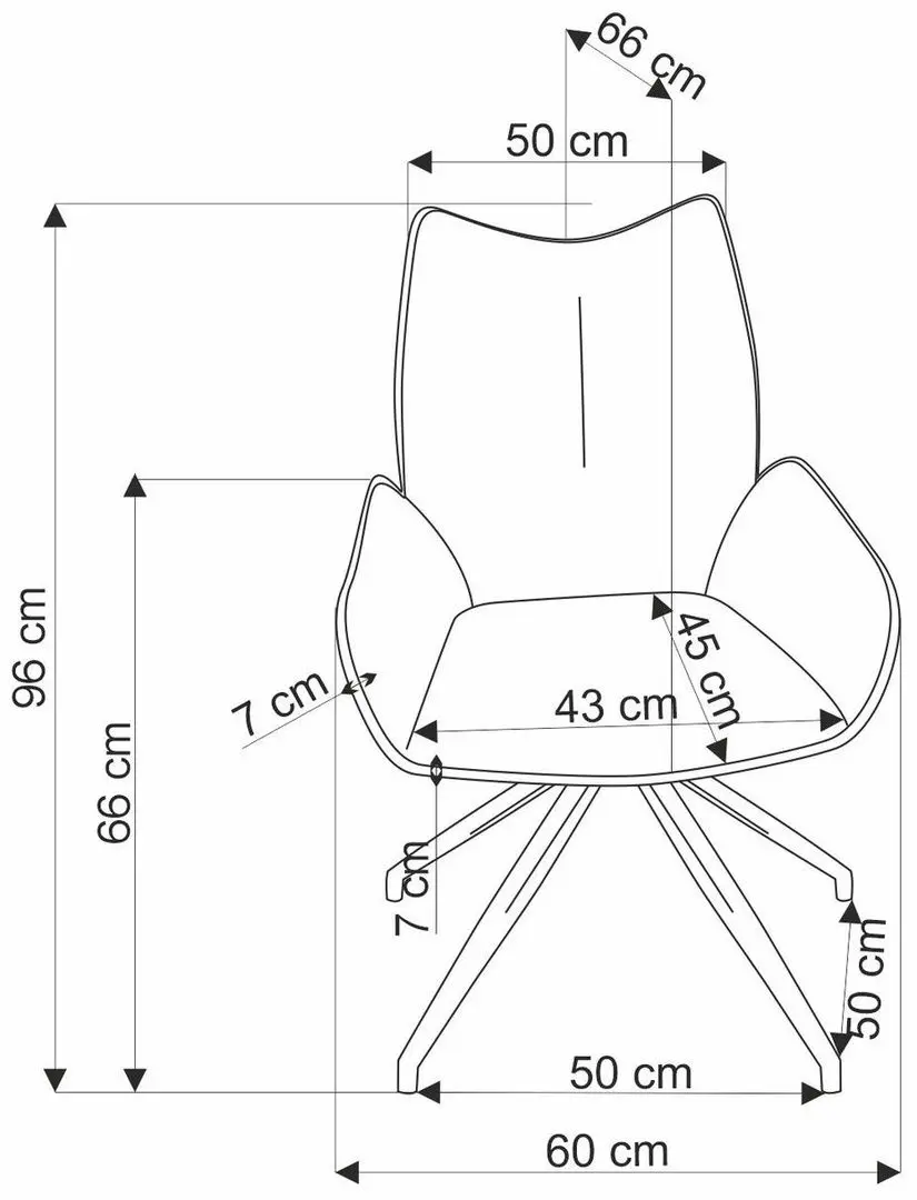 Scaun Halmar K553 (Grey/Black)