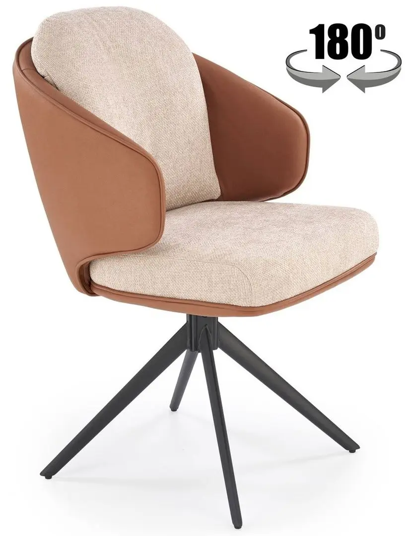Scaun Halmar K554 (Brown/Beige/Black)