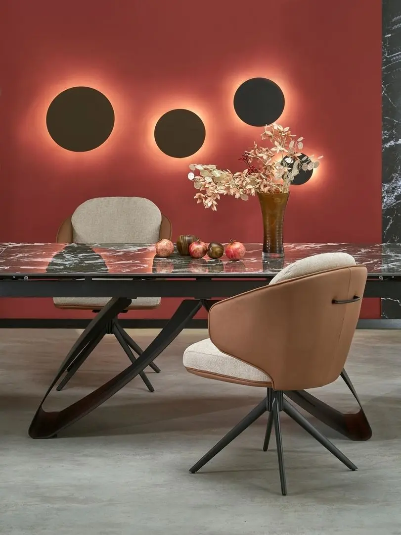 Scaun Halmar K554 (Brown/Beige/Black)