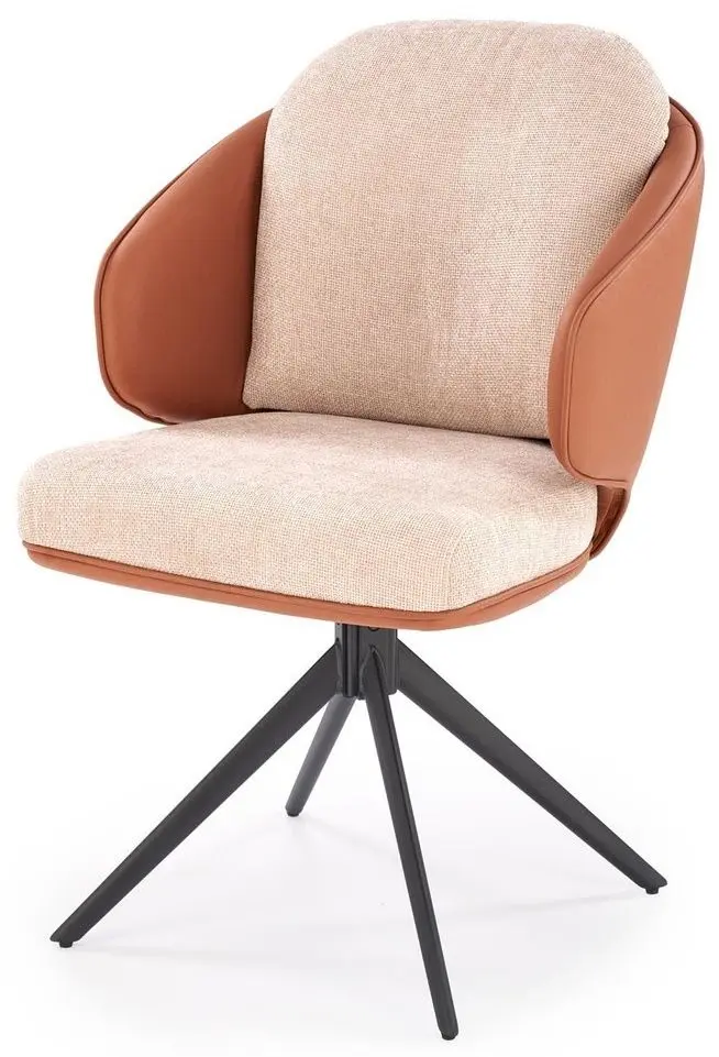 Scaun Halmar K554 (Brown/Beige/Black)