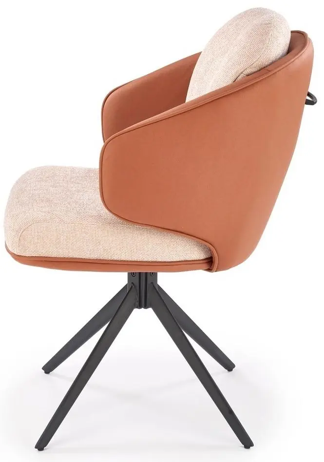 Scaun Halmar K554 (Brown/Beige/Black)