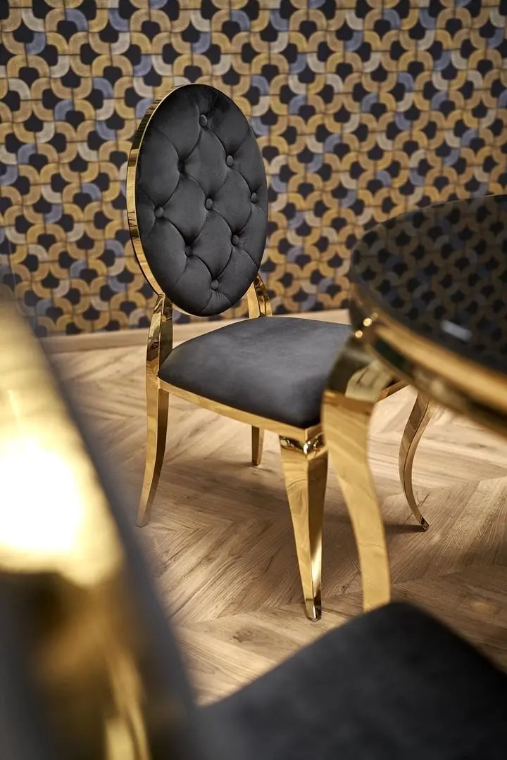 Стул Halmar K556 (Black/Gold) - 13