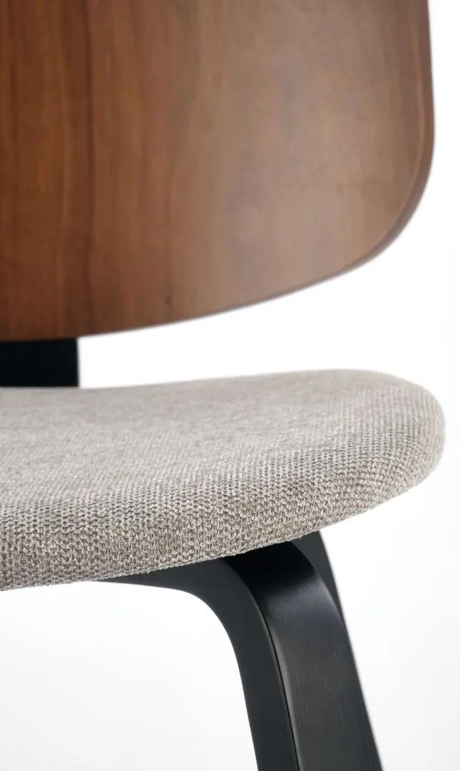 Scaun Halmar K563 (Walnut/Grey/Black)