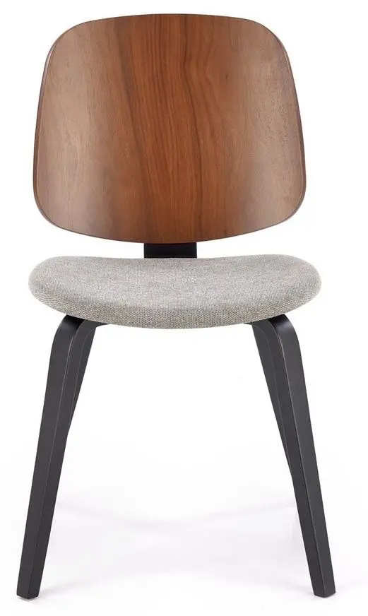 Scaun Halmar K563 (Walnut/Grey/Black)
