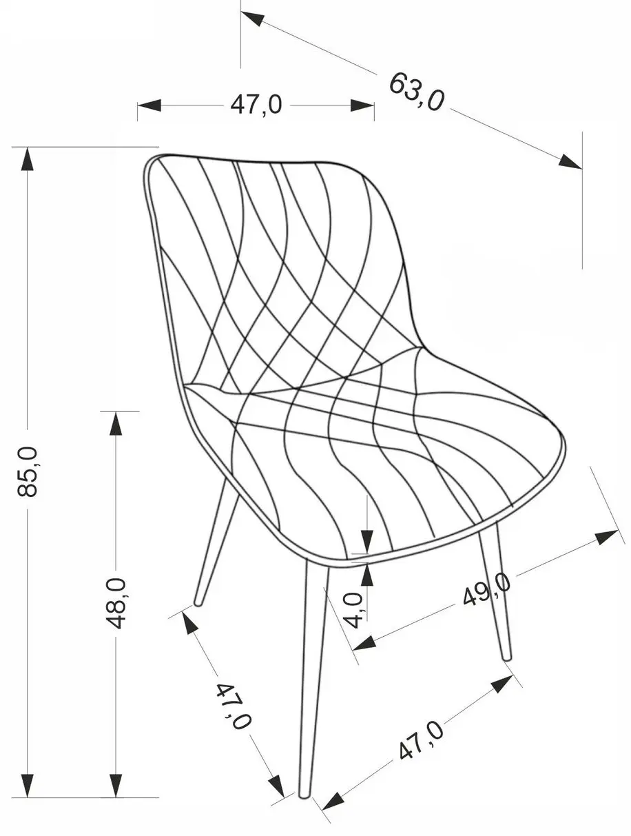 Scaun Halmar K567 (Grey/Black)