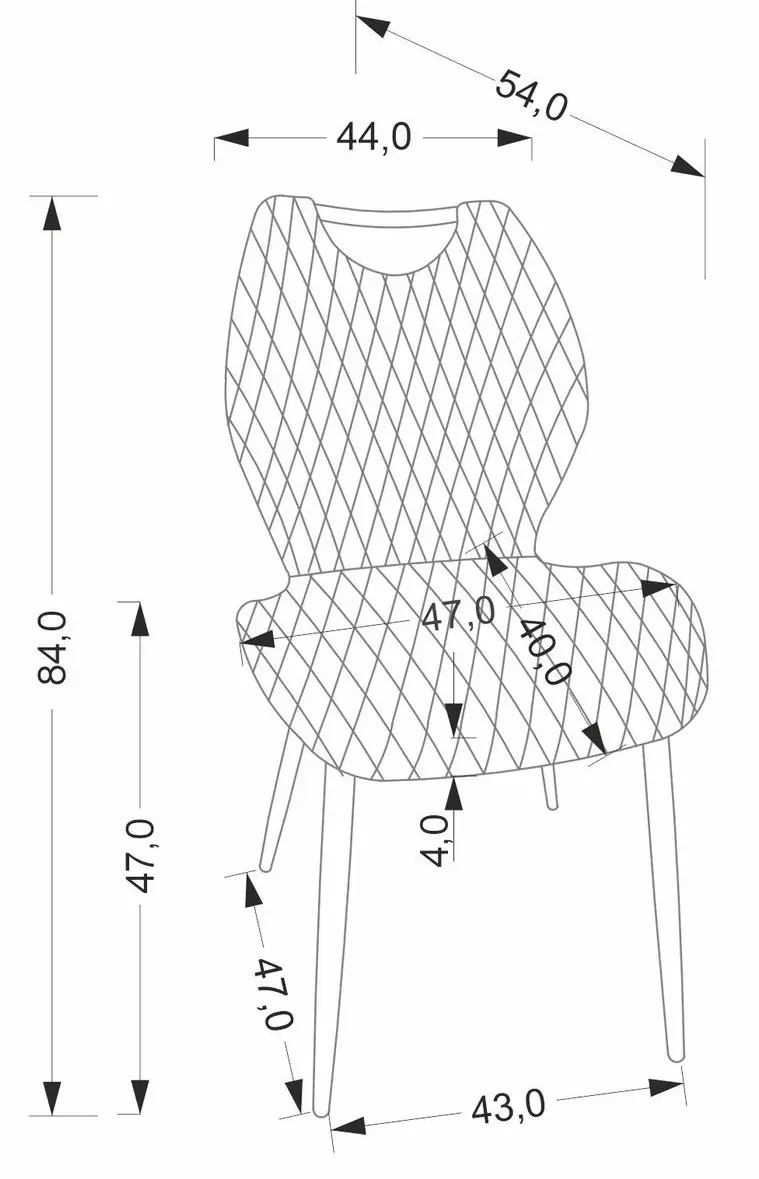 Scaun Halmar K569 (Black)