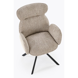Scaun Halmar K571 (Dark Beige/Black) Thumb
