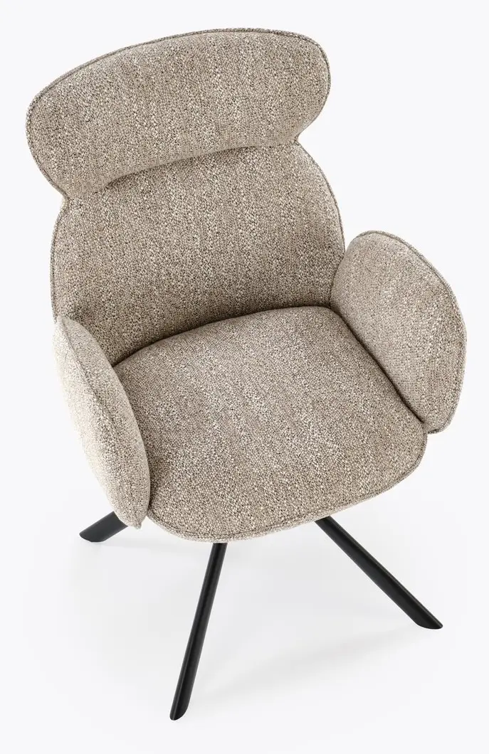 Scaun Halmar K571 (Dark Beige/Black)