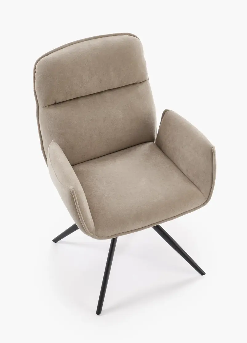 Scaun Halmar K574 (Dark Beige/Black)