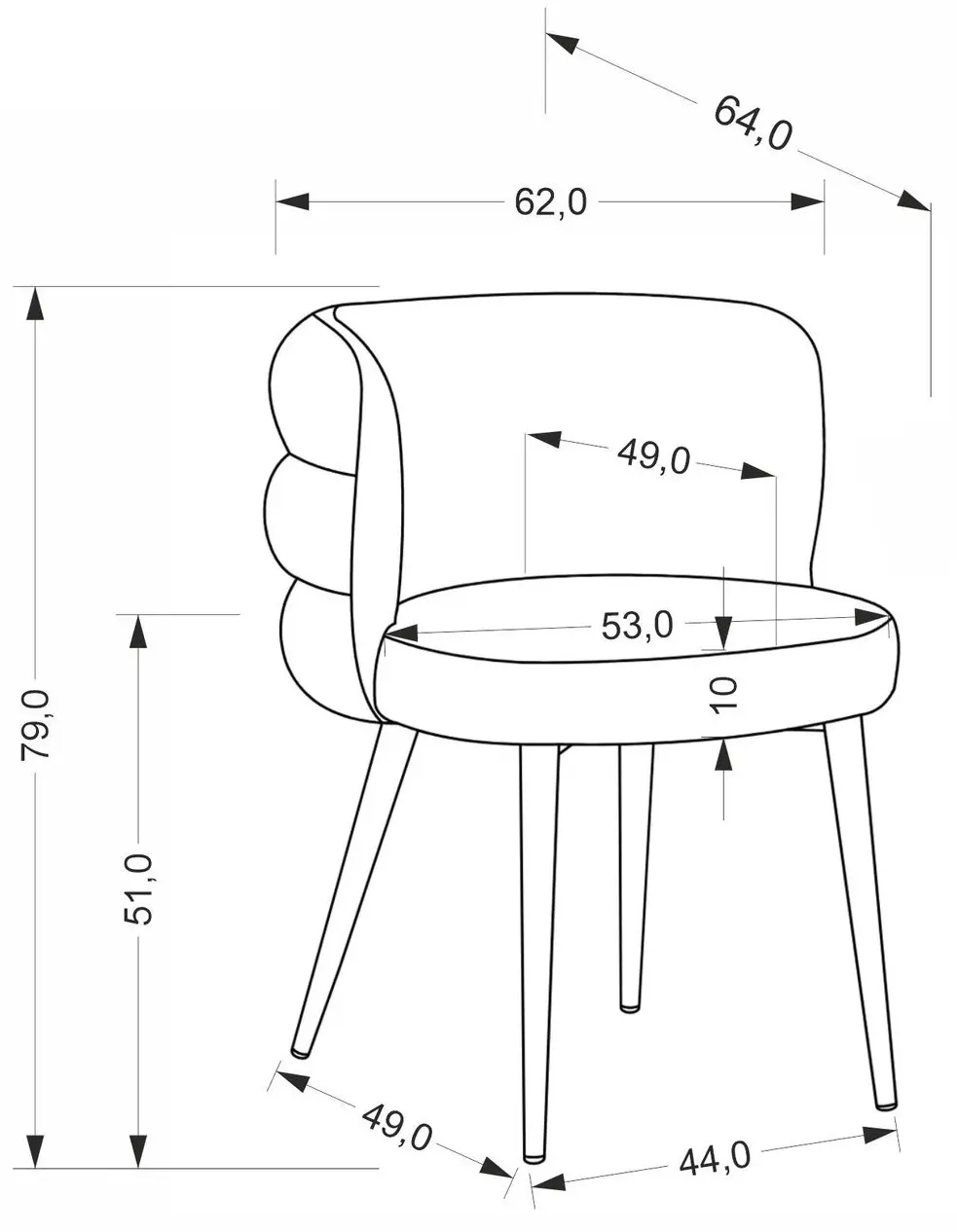 Scaun Halmar K575 (Grey/Black)