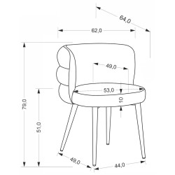 Стул Halmar K575 (Olive/Black) Thumb