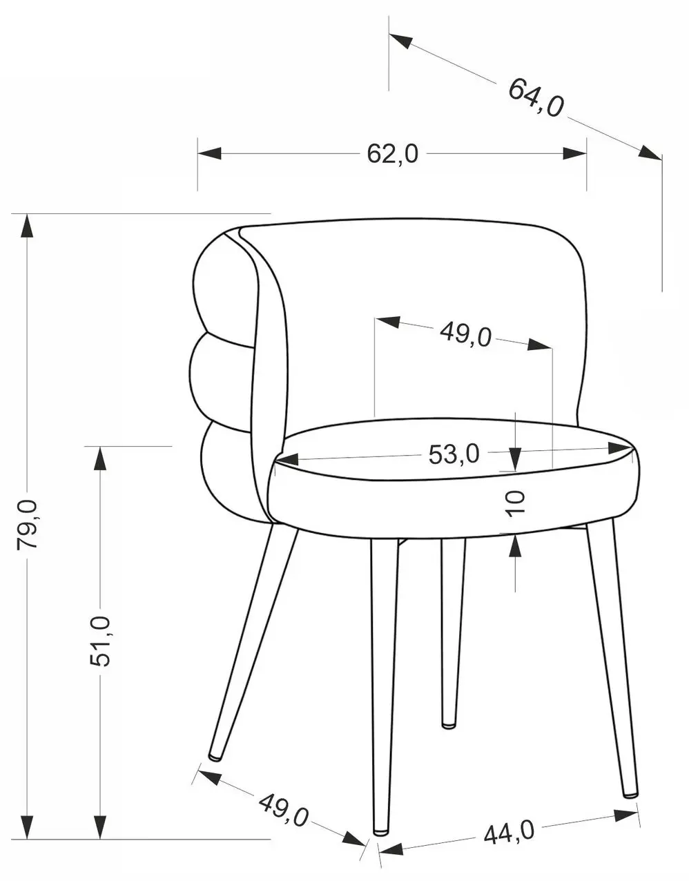 Стул Halmar K575 (Olive/Black)