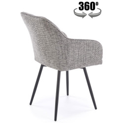 Стул Halmar K576 (Grey/Black) Thumb