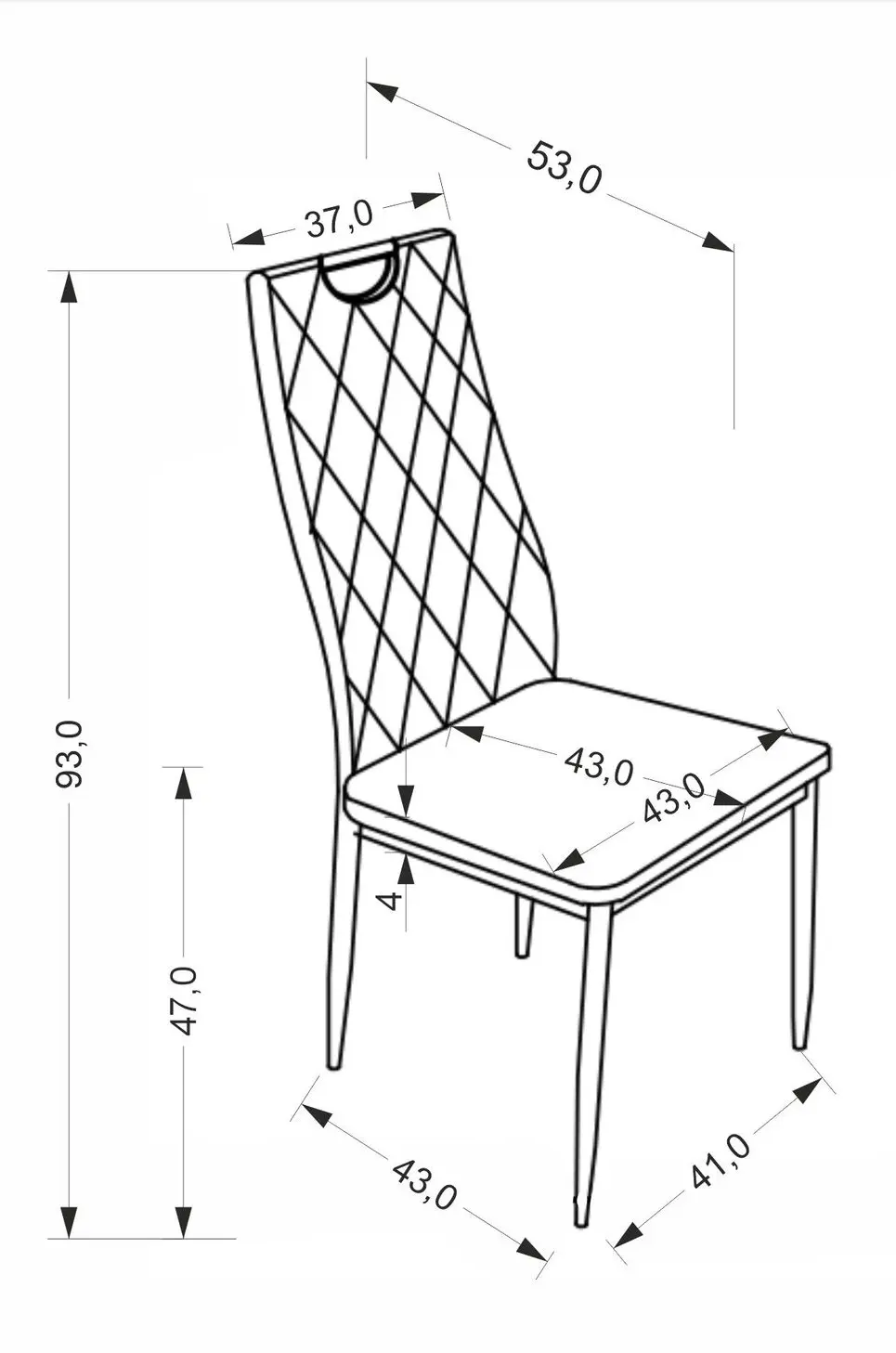 Scaun Halmar K578 (Black/Silver)