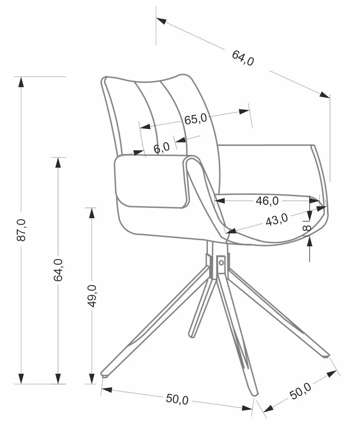Стул Halmar K579 (Green/Black)