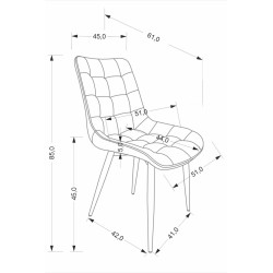 Scaun Halmar K580 (Black) Thumb