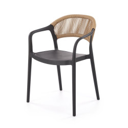 Scaun Halmar K582 (Black/Natural) Thumb