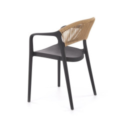 Scaun Halmar K582 (Black/Natural) Thumb