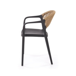 Scaun Halmar K582 (Black/Natural) Thumb