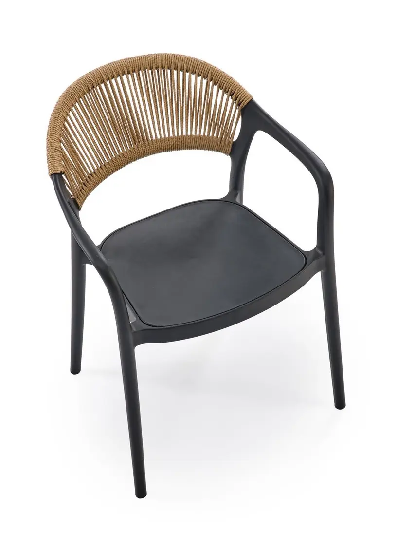 Scaun Halmar K582 (Black/Natural)