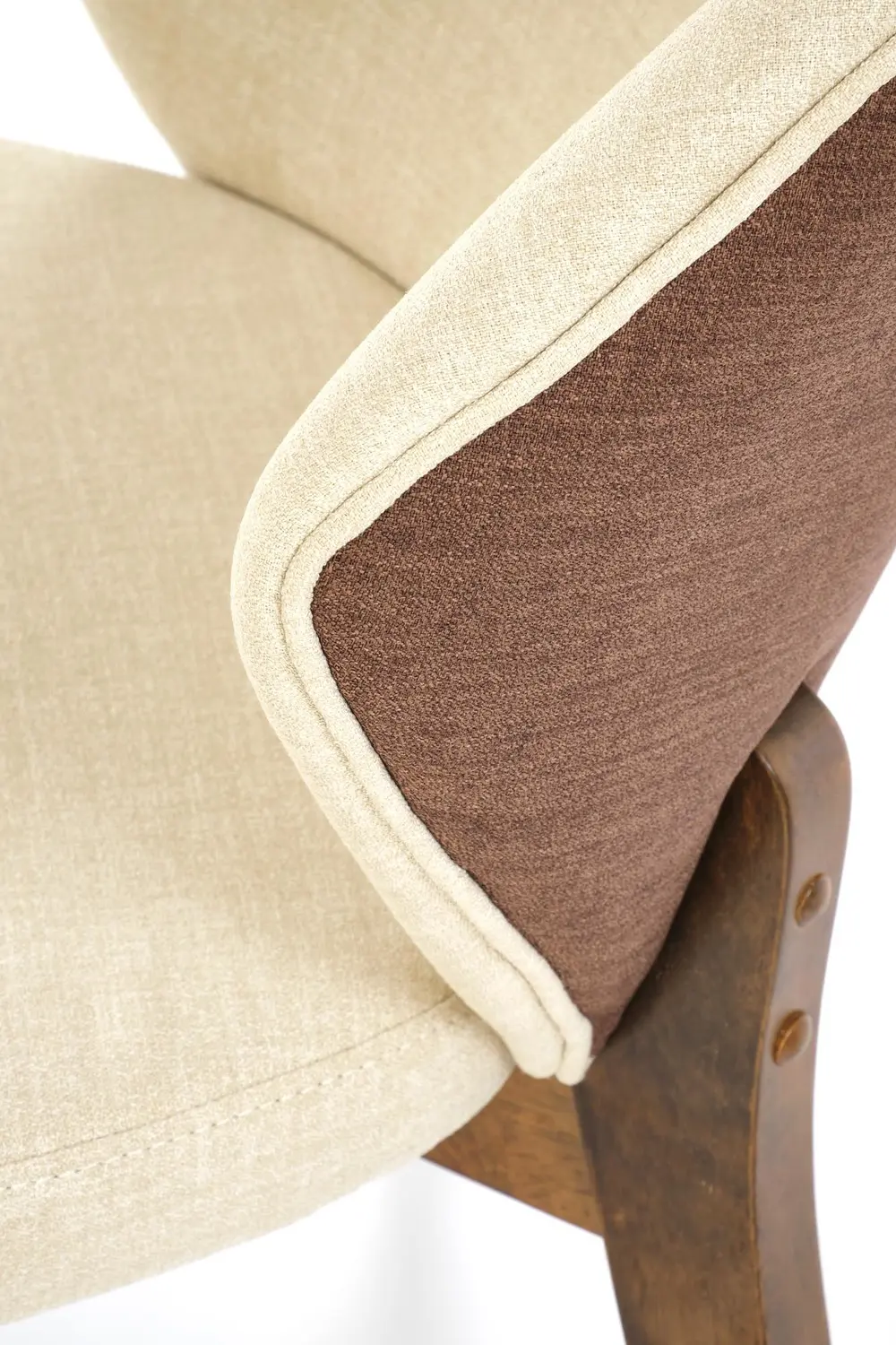 Scaun Halmar K583 (Walnut/Beige)