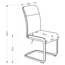 Scaun Halmar K584 (Beige/Cashmere) Thumb