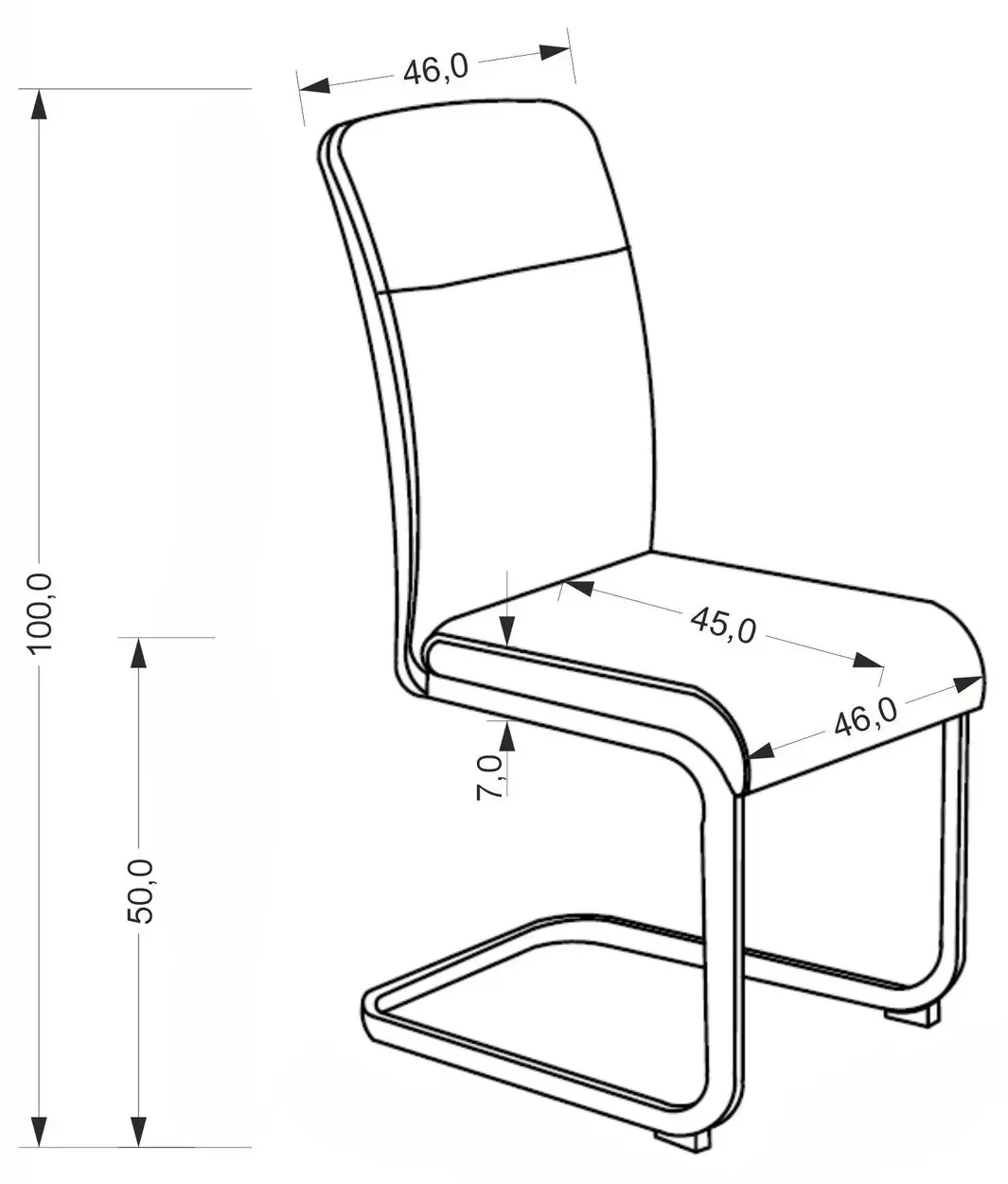 Scaun Halmar K584 (Beige/Cashmere)