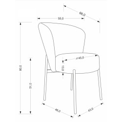 Стул Halmar K590 (Olive/Black) Thumb