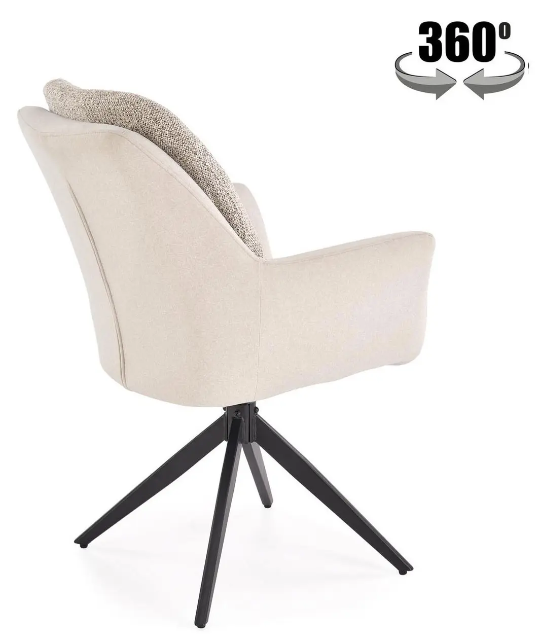 Scaun Halmar K591 (Light Grey/Black)