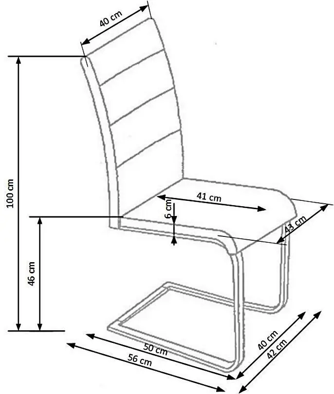 Scaun Halmar K85 (Cream)