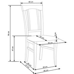 Стул Halmar Konrad (Sonoma Oak/Beige) Thumb