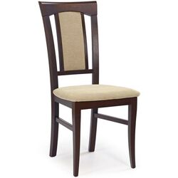 Scaun Halmar Konrad (Walnut Dark/Beige)