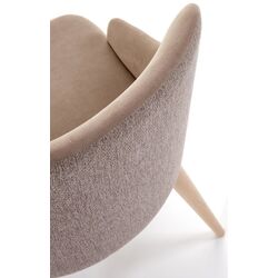 Стул Halmar Malaga (Beige/Natural Oak) Thumb