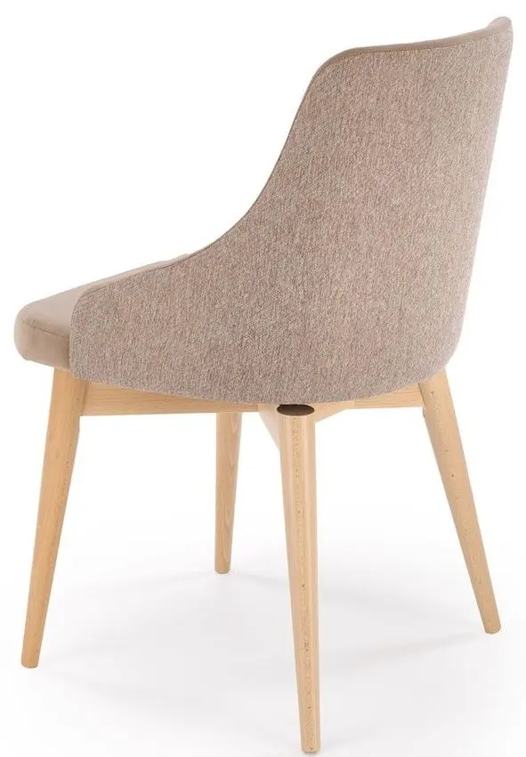 Стул Halmar Malaga (Beige/Natural Oak) - 4