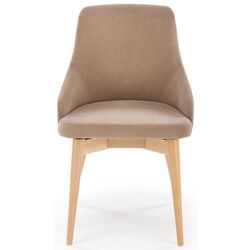 Стул Halmar Malaga (Beige/Natural Oak) Thumb