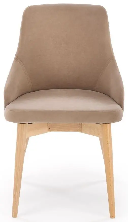 Стул Halmar Malaga (Beige/Natural Oak) - 7