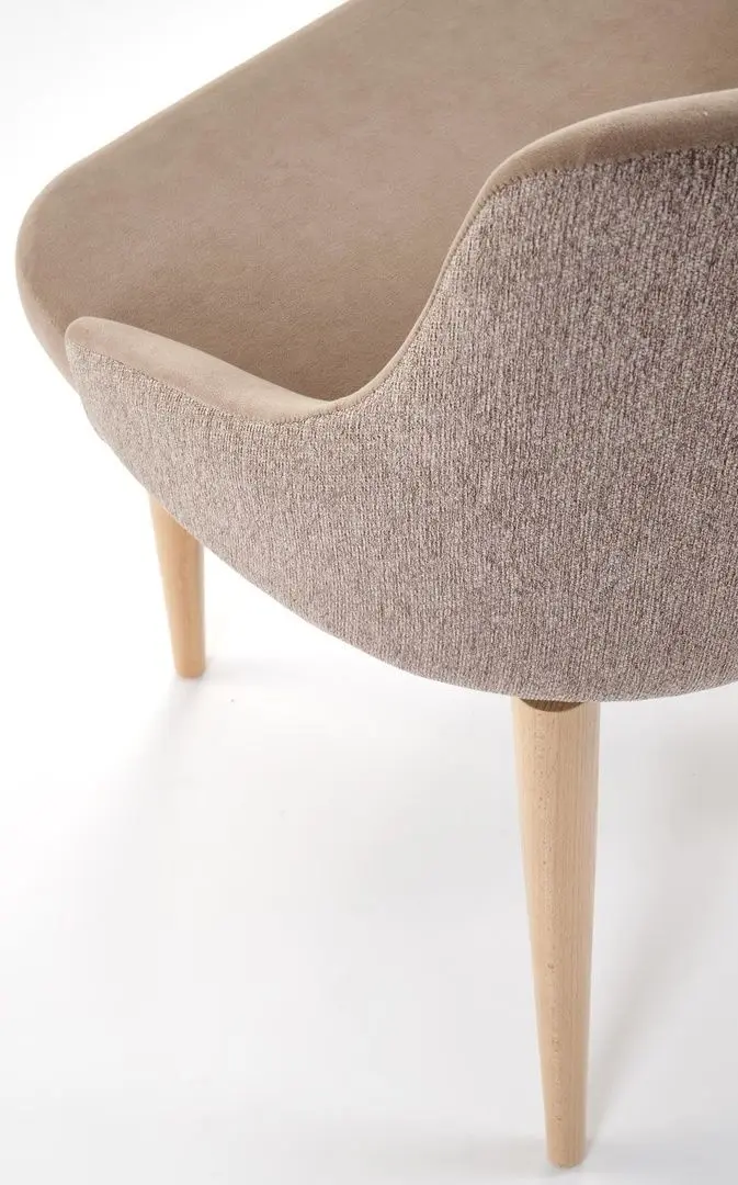 Стул Halmar Malaga (Beige/Natural Oak) - 9