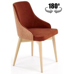 Стул Halmar Malaga (Cinnamon/Natural Oak) Thumb